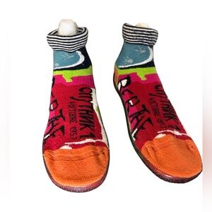 Berthe aux Grands Pieds Slipper Socks - Made in France size 7.5 -8